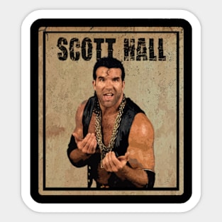 scott hall #4 Sticker